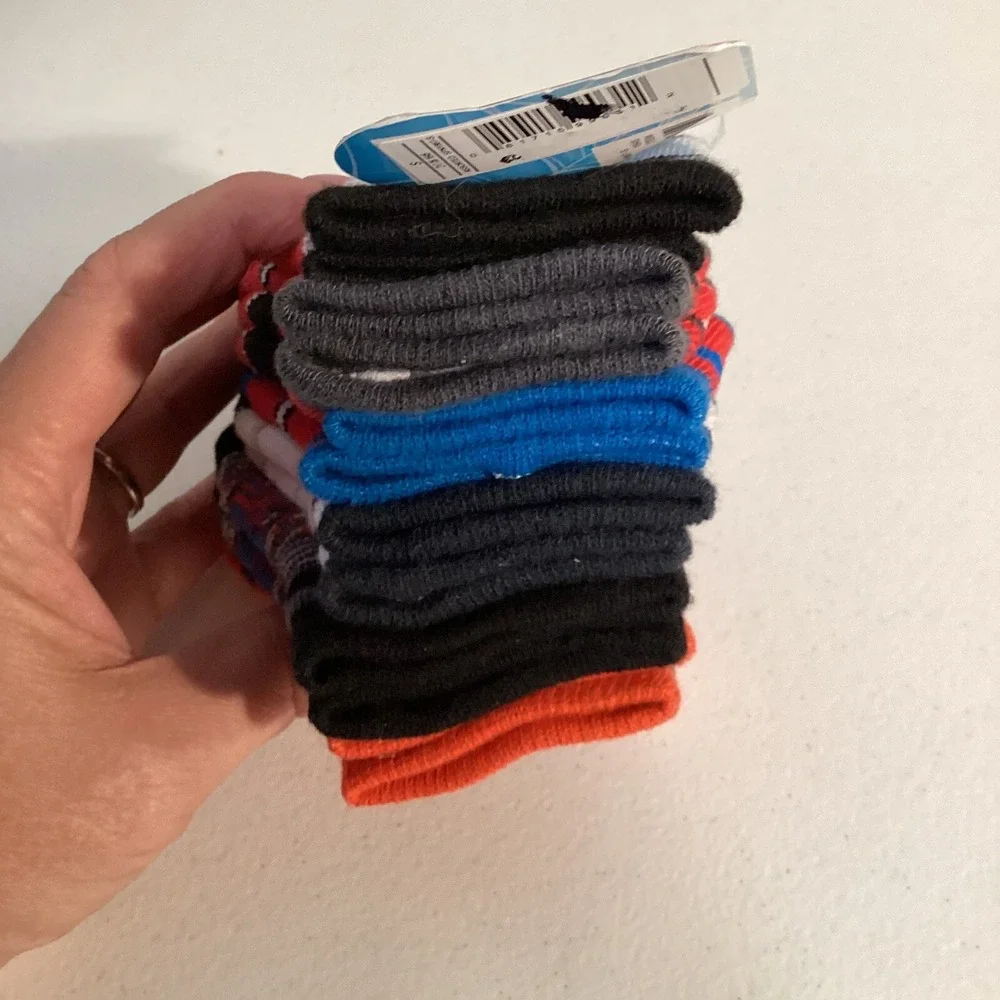 Spider-Man Boys Size 18-24 Months 6 Pack of Socks